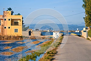 Town near the Albufera lake in Valencia