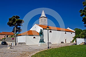 Town of Nin church and square