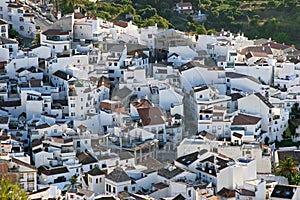 Town of Ojen near Marbella in Spain early morning photo