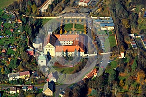 Town Ostrov under the Ore Mountains photo