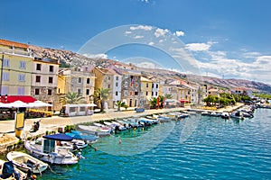 Town of Pag colorful waterfront photo