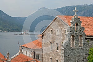 Town of Perast, Bay of Kotor and Lovcen mountain