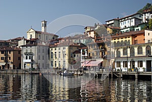 Town of Peschiera, Iseo lake, Italy