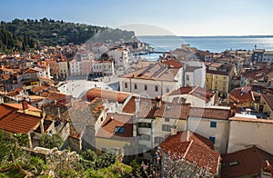 Town of Piran, adriatic sea, Slovenia