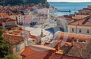 Town of Piran, adriatic sea, Slovenia