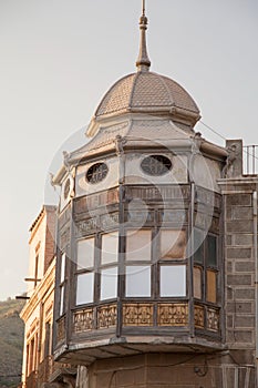 Town of Portman in Cartagena coast Murcia Spain