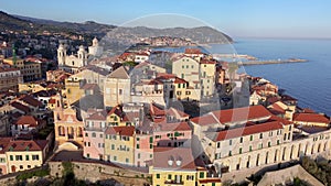 Town of Porto Maurizio in the province of Imperia on the Ligurian coast