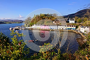 Town of Portree, Isle of Skye, Scotland photo