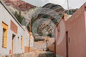 The town of Purmamarca in the Province of Jujuy in Argentina, South america - mar 2th 2024