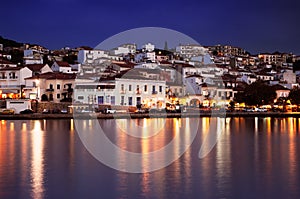 The town of Pylos, Greece
