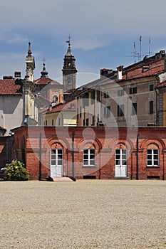 Town of Racconigi, province of Cuneo, Italy