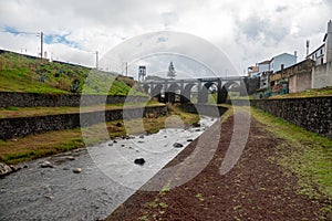 The town of Ribeira Grande, Sao Miguel Island, Azores. Portugal