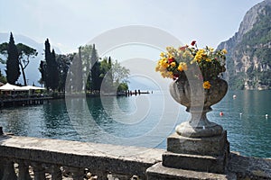 Town of Riva on Lake Garda, Italy