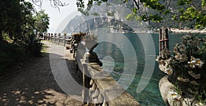 Town of Riva on Lake Garda, Italy