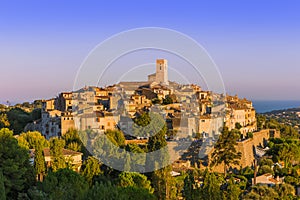 Town Saint Paul de Vence in Provence France