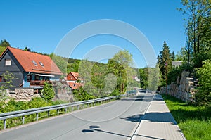 Town of Schierke in Germany