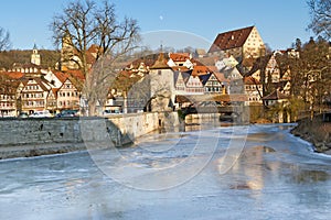 The town of Schwaebisch Hall, Germany