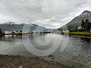 Town of Seydisfjordur, Iceland