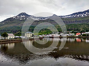 Town of Seydisfjordur, Iceland