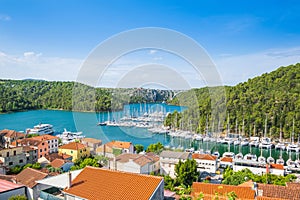 Town of Skradin in Dalmatia, Croatia