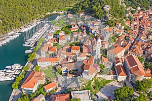 Town of Skradin in Dalmatia, Croatia