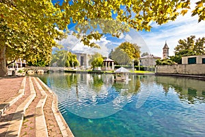 Town of Solin and river Jadro