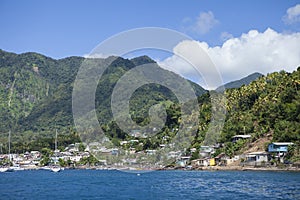 Town of Soufriere, St Lucia