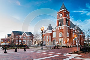 Town square in Dallas, Georgia photo