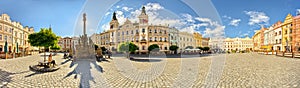 Town square in Pardubice, Czech Republic