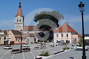 Town Square Rasnov, Romania