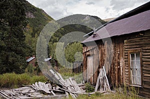 The town of St. Elmo in Colorado