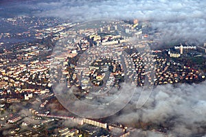 Town Teplice under the Ore Mountains