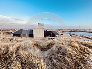 The town of Thorsminde, on the west coast of Denmark