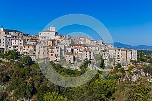 Town Tourrettes-sur-Loup in Provence France photo