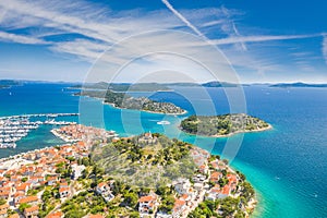 Town of Tribunj and islands in Dalmatia, Croatia