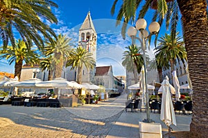 Town of Trogir palm promenade photo