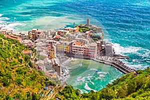 Town of Vernazza, Cinque Terre, Italy