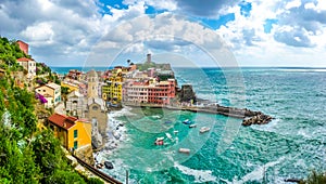Town of Vernazza, Cinque Terre, Italy