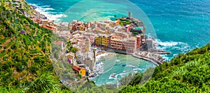 Town of Vernazza, Cinque Terre, Italy