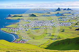 The town of Vestmannaeyjar is on the Westman Islands.