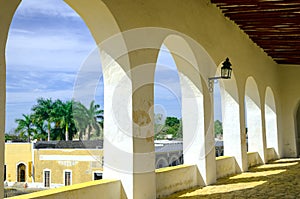 Town view from the Monastery in Izamal photo
