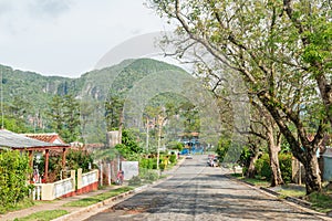 The town of Vinales in Cuba