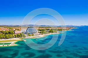 Town of Vodice aerial view, Croatia