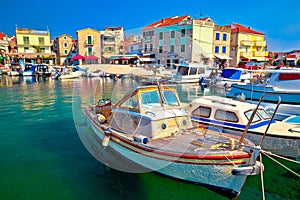 Town of Vodice tourist waterfront view