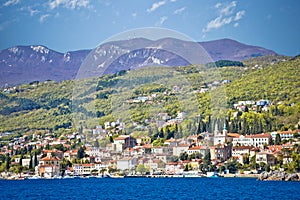 Town of Volosko seafront view