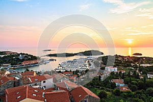 Town of Vrsar, Adriatic coast, Croatia