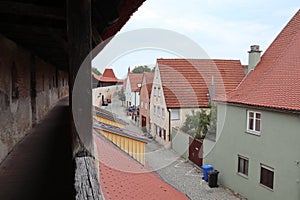 Town wall of NÃ¶rdlingen in Germany photo