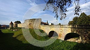 Town Walls & Bridge, Bardejov, UNESCO, Slovakia
