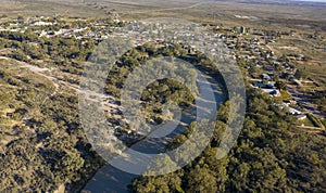 The town of Wilcannia