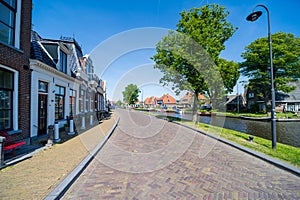 The town of Workum, the Netherlands
